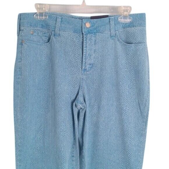 NYDJ Size 10 Jeans Womens Denim Skinny Blue Lift Tuck Slimming Fit NEW - Picture 8 of 14